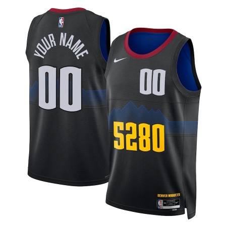 Dres Denver Nuggets Prilagođeni Nike 2023-24 City Edition Swingman